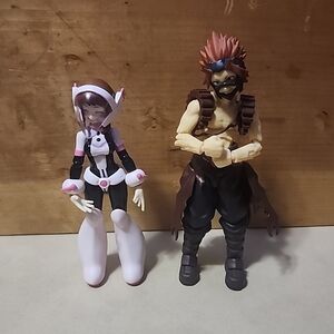 S.H. Figuarts My Hero Academia Ochaco Uraraka & Eijiro Kirishima Action  2 Lot